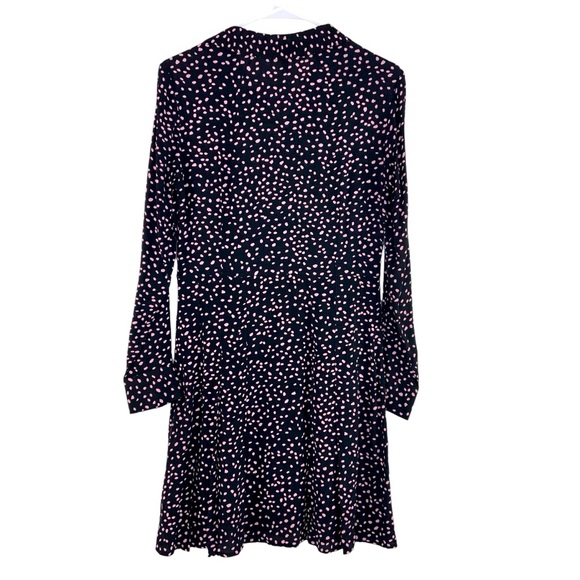 &Other Stories Button Front Black Long Sleeve Mini Dress - Picture 5 of 5